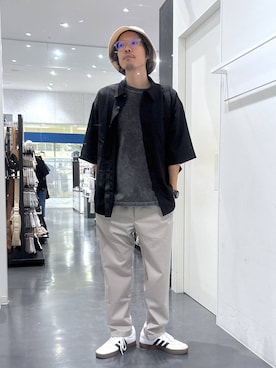 「アイテム（ハット）」を使った、ETTYTY335さん（メンズ・172cm）の夏コーディネート