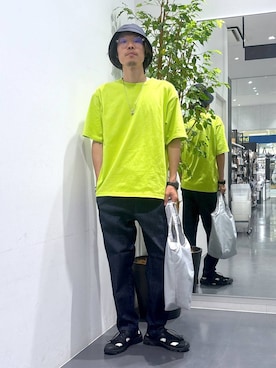 「アイテム（サンダル）」を使った、ETTYTY335さん（メンズ・172cm・30代）の夏コーディネート
