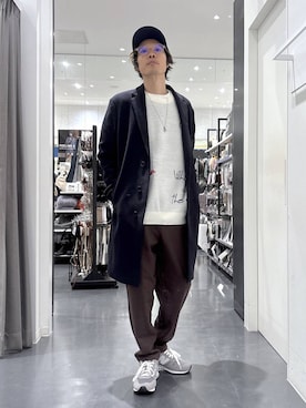 「アイテム（ニット/セーター）」を使った、ETTYTY335さん（メンズ・172cm・30代）の秋コーディネート