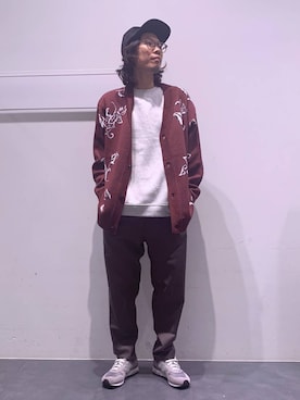 「アイテム（帽子）」を使った、ETTYTY335さん（メンズ・172cm・30代）の秋コーディネート