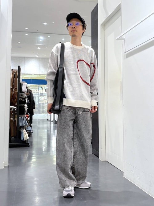 定番　かわいい　ラルフローレン　ハートロゴ　 コットン　ニット　アイボリー 定番かわいいラルフローレンハートロゴ コットンニットアイボリー