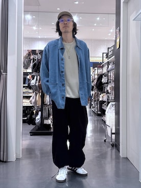 「LAKOLE（ラコレ）のアイテム」を使った、ETTYTY335さん（メンズ・172cm）の秋コーディネート