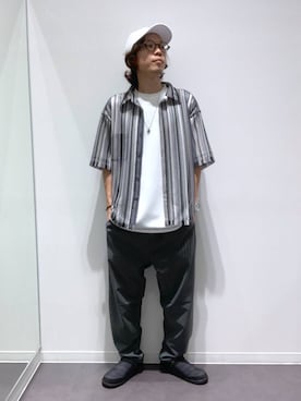 「アイテム（帽子）」を使った、ETTYTY335さん（メンズ・172cm・30代）の夏コーディネート