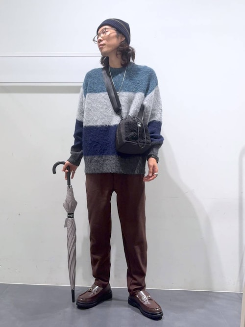 カラーブロックニットプルオーバー/148834