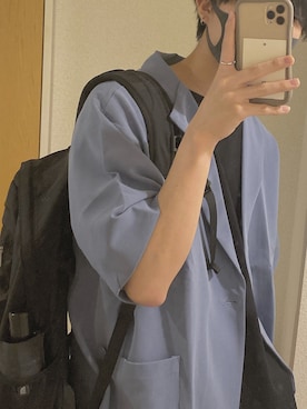 「neos（ネオス）のアイテム（テーラードジャケット）」を使った、とり🕊さん（メンズ・176cm）の夏コーディネート