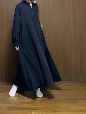 「Graphpaper（グラフペーパー）のアイテム（ワンピース/ドレス）」を使った、VMEさん（レディース・157cm）の秋コーディネート