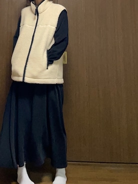 「Graphpaper（グラフペーパー）のアイテム（ワンピース/ドレス）」を使った、VMEさん（レディース・157cm）の秋コーディネート