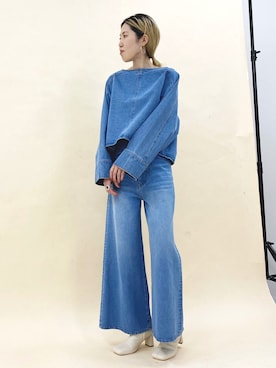 「KBF（ケイビーエフ）のアイテム（アクセサリー）」を使った、しもむーさん（レディース・167cm）の冬コーディネート