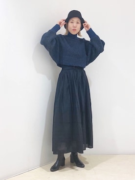しもむーさん（レディース・167cm）の秋コーディネート