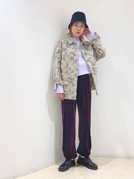 しもむーさん（レディース・167cm）の冬コーディネート