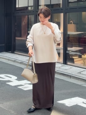 「アイテム（その他シューズ）」を使った、asuka.kさん（レディース・161cm）の秋コーディネート