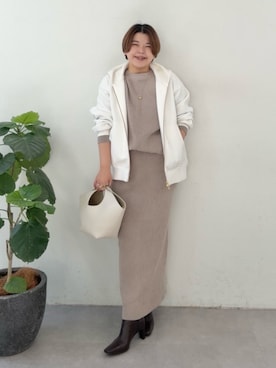 asuka.kさん(レディース・161cm)の冬コーディネート