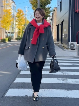 「RIVE DROITE（リヴドロワ）のアイテム」を使った、asuka.kさん（レディース・161cm）の冬コーディネート