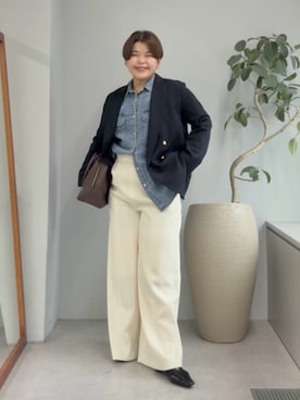「アイテム（テーラードジャケット）」を使った、asuka.kさん（レディース・161cm）の秋コーディネート