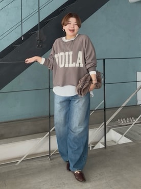 「アイテム（ハンドバッグ）」を使った、asuka.kさん（レディース・161cm）の秋コーディネート