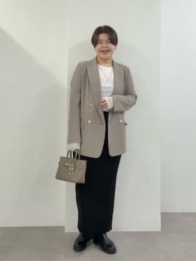 asuka.kさん(レディース・161cm)の冬コーディネート