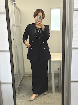 「アイテム（テーラードジャケット）」を使った、asuka.kさん（レディース・161cm）の夏コーディネート