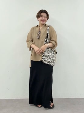 「RIVE DROITE（リヴドロワ）のアイテム（ワンピース）」を使った、asuka.kさん（レディース・161cm）の春コーディネート