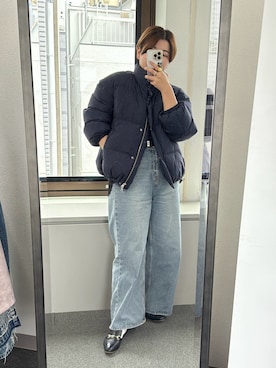 「RIVE DROITE（リヴドロワ）のアイテム（ダウンジャケット/コート）」を使った、asuka.kさん（レディース・161cm）の秋コーディネート