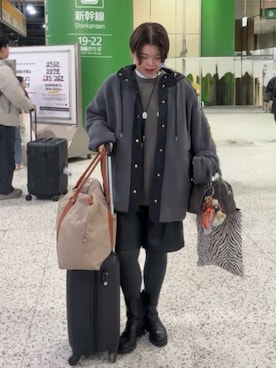 「RIVE DROITE（リヴドロワ）のアイテム」を使った、asuka.kさん（レディース・161cm）の冬コーディネート