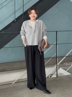 「重ね着」｜asuka.kさん（レディース・161cm）の秋コーディネート