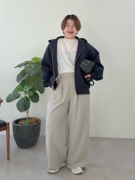 asuka.kさん(レディース・161cm)の冬コーディネート