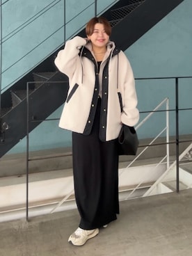 「アイテム（その他アウター）」を使った、asuka.kさん（レディース・161cm）の秋コーディネート