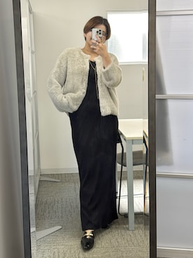 「ファーコート」｜asuka.kさん（レディース・161cm）の秋コーディネート