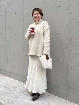 「スカートコーデ」｜asuka.kさん（レディース・161cm）の冬コーディネート