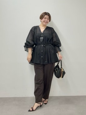 「RIVE DROITE（リヴドロワ）のアイテム（アクセサリー）」を使った、asuka.kさん（レディース・161cm）の春コーディネート