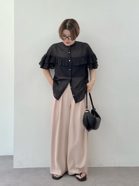 「パンツ」｜asuka.kさん（レディース・161cm）の春コーディネート