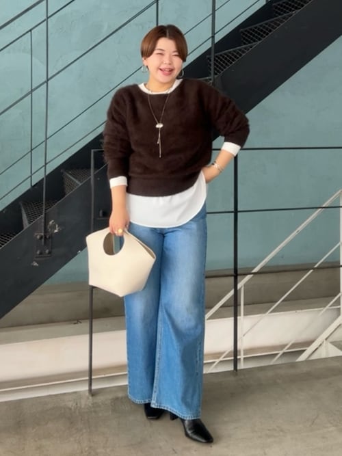 新品タグ付☆リヴドロワ　SNS大人気！ジョーゼットポケットブラウス　オフホワイト ジョーゼットポケットブラウス（シャツ/ブラウス）｜RIVE DROITE