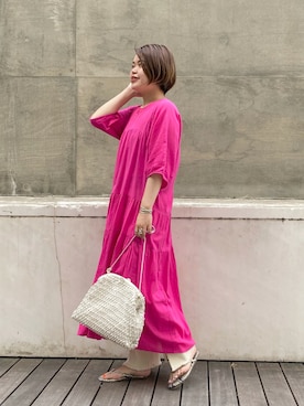 asuka.kさん（レディース・161cm）の夏コーディネート