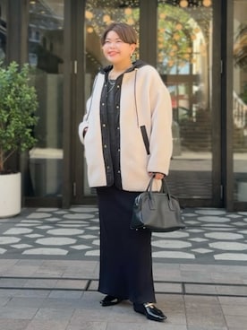 「アイテム（その他アウター）」を使った、asuka.kさん（レディース・161cm）の秋コーディネート