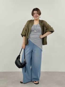 「RIVE DROITE（リヴドロワ）のアイテム（バッグ）」を使った、asuka.kさん（レディース・161cm）の春コーディネート