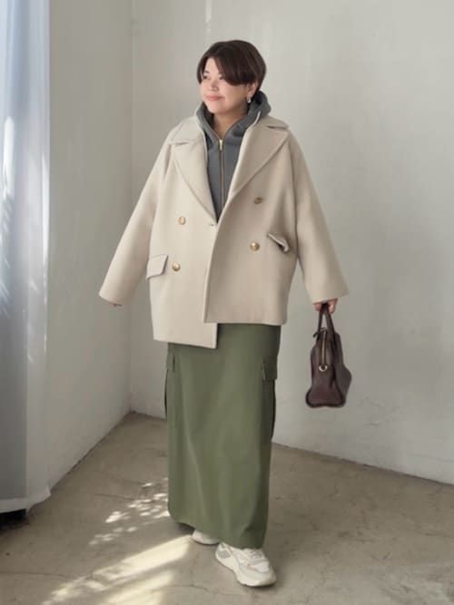 リヴドロワ モンカーゴマキシスカート美品38サイズ リヴドロワ モンカーゴマキシスカート美品38サイズ MONN.:.(モン