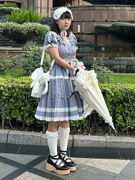 「アイテム（ワンピース/ドレス）」を使った、mochiさん（レディース・164cm）の秋コーディネート
