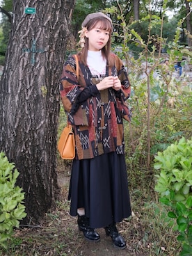 「Gabor（ガボール）のアイテム」を使った、mochiさん（レディース・162cm）の秋コーディネート