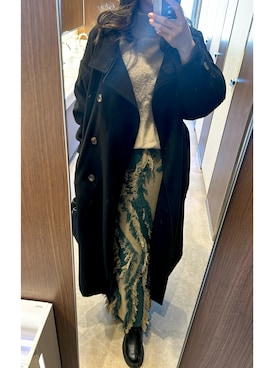 「JUEMI（ジュエミ）のアイテム」を使った、m☺︎さん（レディース・155cm）の冬コーディネート