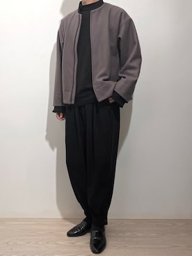 「DOOPZ（ドープス）のアイテム（ブルゾン）」を使った、Ryohさん（メンズ・175cm）の冬コーディネート