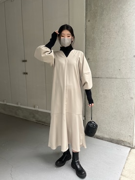 gussan_lemageさん（レディース・168cm）の冬コーディネート