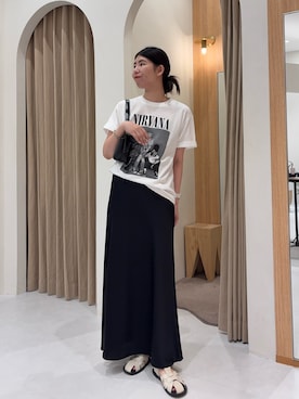 「アイテム（スカート）」を使った、gussan_lemageさん（レディース・168cm・20代）の夏コーディネート