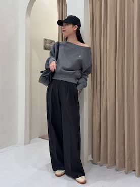 「アイテム（キャップ）」を使った、gussan_lemageさん（レディース・168cm・20代）の冬コーディネート