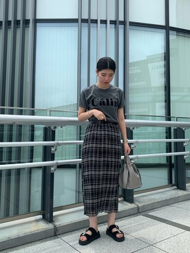 gussan_lemageさん（レディース・168cm）の夏コーディネート