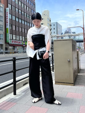 「アイテム（その他トップス）」を使った、gussan_lemageさん（レディース・168cm・20代）の春コーディネート