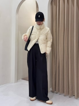 「アイテム（その他アウター）」を使った、gussan_lemageさん（レディース・168cm・20代）の冬コーディネート