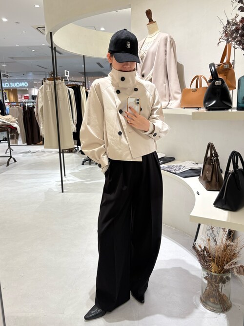 サイズ展開あり】ショートトレンチコート（トレンチコート