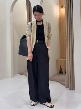 「アイテム（テーラードジャケット）」を使った、gussan_lemageさん（レディース・168cm・20代）の夏コーディネート