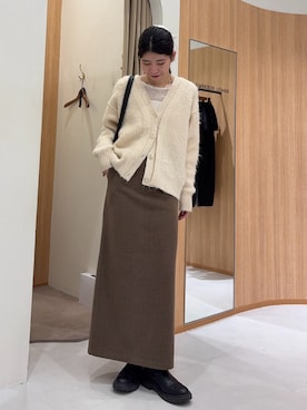 「アイテム（スカート）」を使った、gussan_lemageさん（レディース・168cm・20代）の秋コーディネート