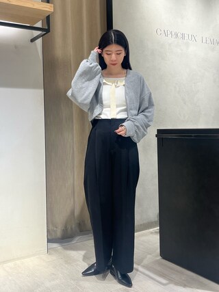 CAPRICIEUX LE'MAGE バックベルト2WAYプルオーバー バックベルト2WAYプルオーバー | CAPRICIEUX LE'MAGE(カプリシュレ